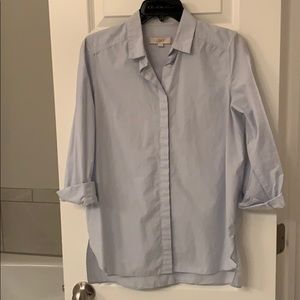LOFT button up blouse